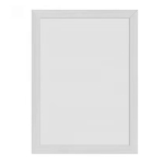 Nástěnná popisovací tabule WOOD WHITE 40x60 cm