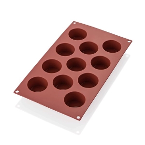 Forma Muffin červený silikon