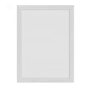 Nástěnná popisovací tabule WOOD WHITE 40x60 cm