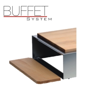 Buffet system - boční kryty světlé